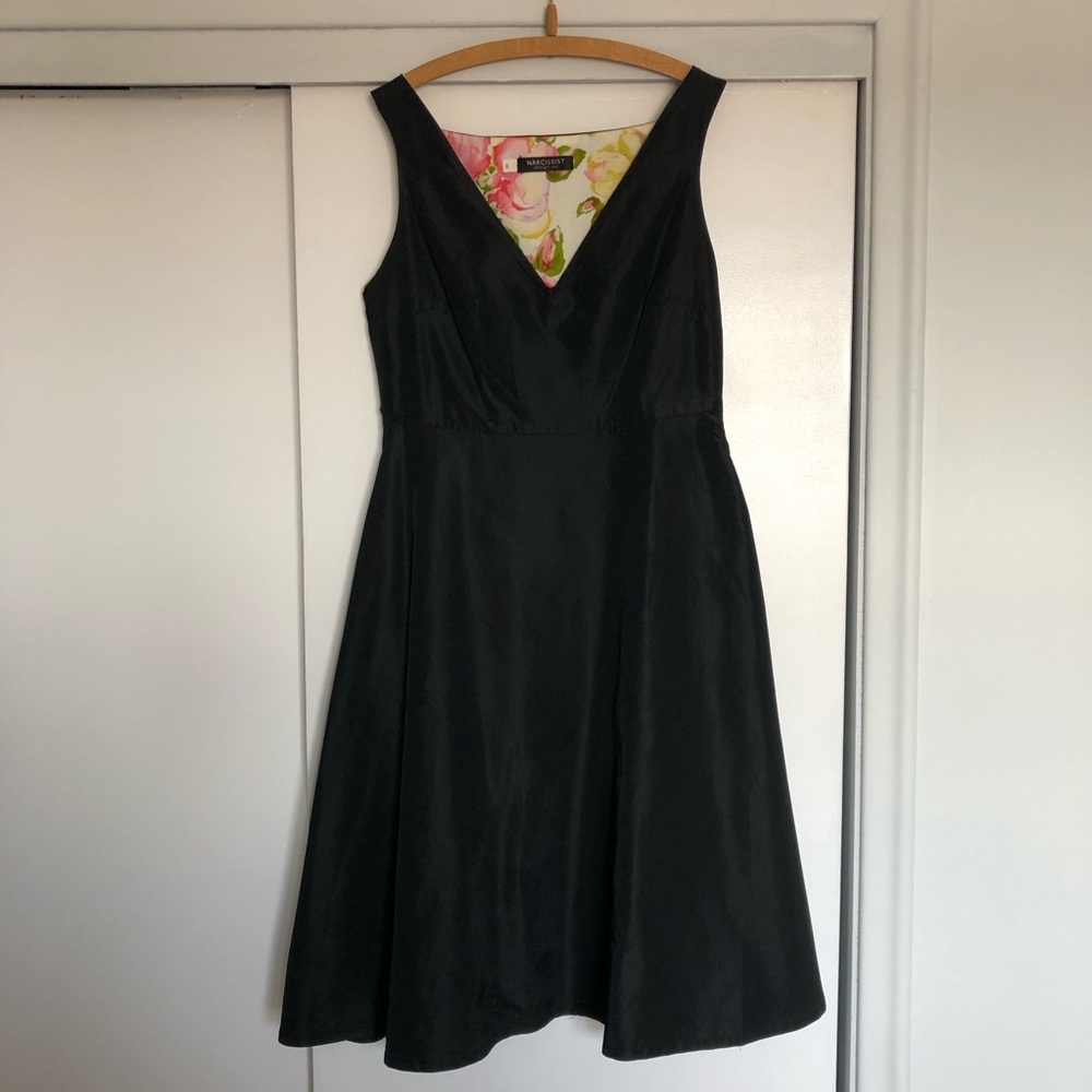 Black Satin Dress
